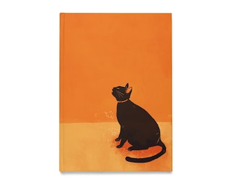 Black Cat Hardcover Journal (A5)