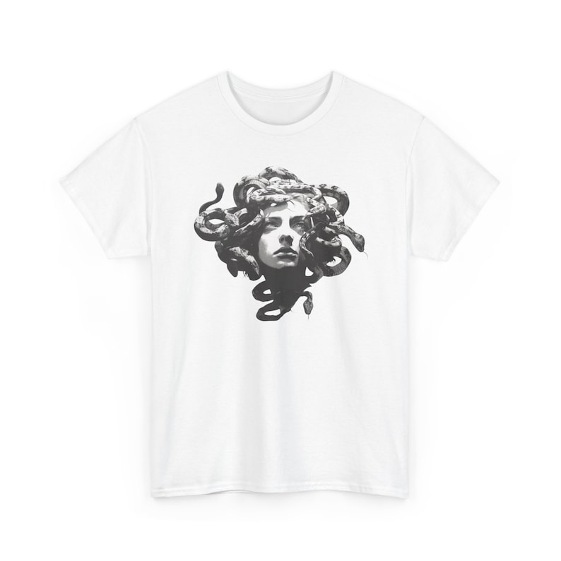 Medusa T-Shirt High Quality Unisex Heavy Cotton Tee image 2