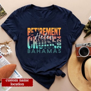 Custom Retirement Cruise Shirt, Family Cruise Apparel, Family Cruise Vacation Shirt, Retirement Cruise 2024, Retirement Gift