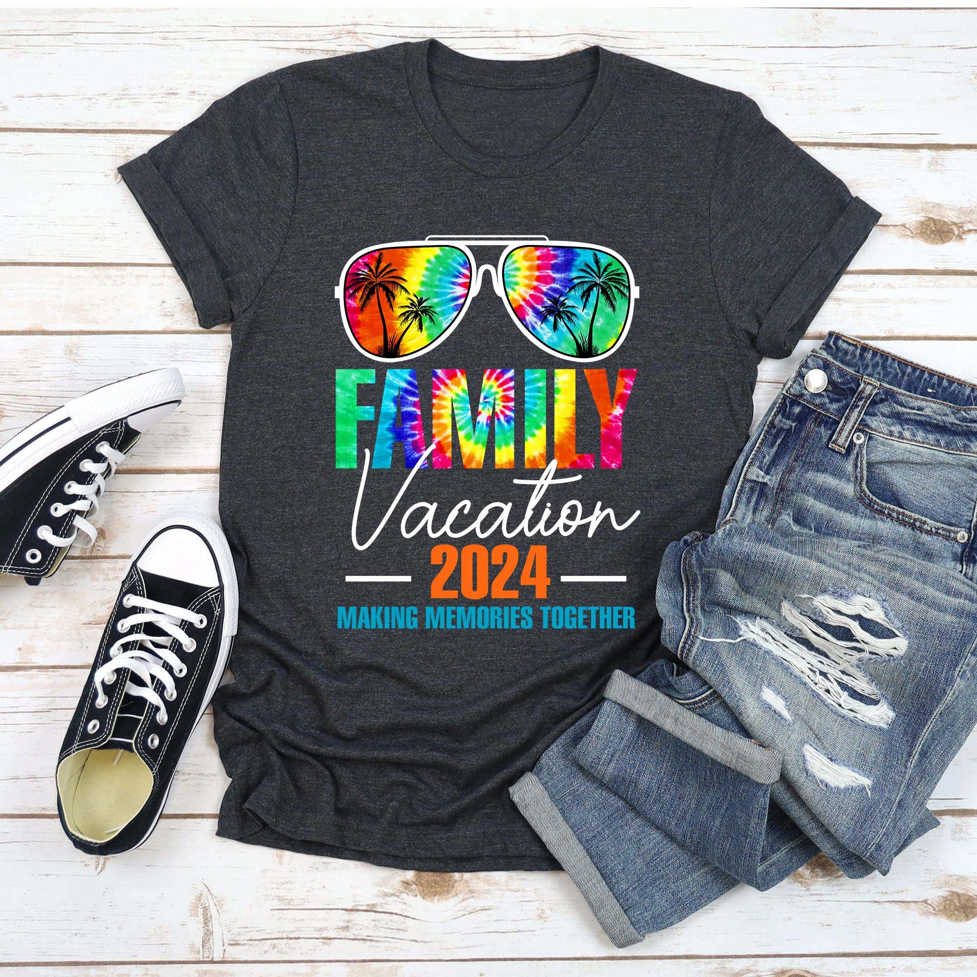 Discover Family Vacation 2024 Making Memories Together Shirt, Family Matching shirt, Family Beach Trip Shirt, Funny Family Trip Tees, Summer 2024