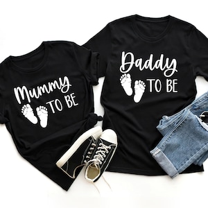 Camicia per mamma, camicia per papà, maglietta per gravidanza, maglietta per coppia abbinata rivelazione bambino, regalo per i nuovi genitori, camicia per il nuovo papà, regalo per la nuova mamma