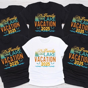 Personalized Family Lake Vacation Shirt, Custom Lake Vacation 2025 Tee, Lake Trip Shirts, Matching Lake Day Shirt, Custom Family Vacation