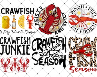Crawfish Season Png, Crawfish Png Sublimation Design Download, Happy Mardi Gras Png, Crawfish Clipart, Crawfish Boil, Mardi Gras Crawfish