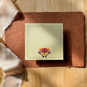 Notas adhesivas de mariposa amarillas Post-It Notes® / Bloc de notas adhesivas de 50 hojas / Mini bloc de notas de 3x3