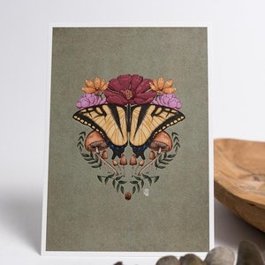 Yellow Butterfly Art Print
