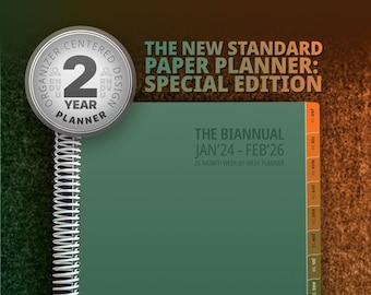 2024-2026 Daily Planner, 24-25 Planner, 24-26 Planner, 2025 Planner, Weekly Planner, Monthly Weekly planners, Teachers, Students, Counselors