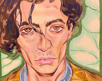 Damiano David from Maneskin Poster Print