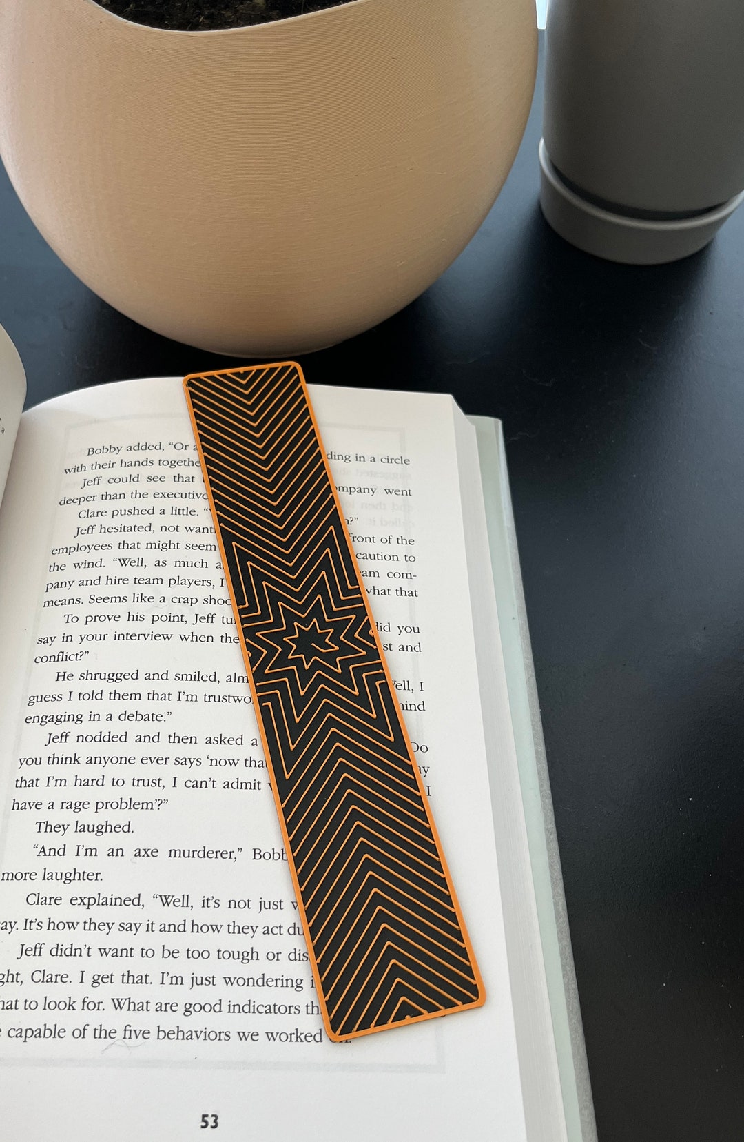 Stunning 3D Printed Bookmark With a Mesmerizing Star Design - Perfect ...
