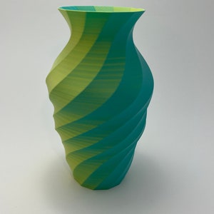 Unique and Elegant 3D Printed Twisted Vase - Handcrafted Art Piece for ...