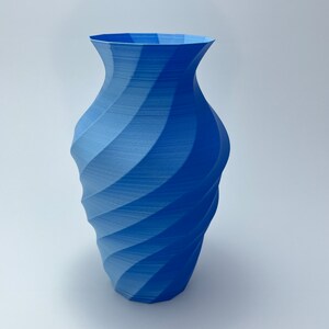Unique and Elegant 3D Printed Twisted Vase - Handcrafted Art Piece for ...