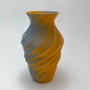 Unique and Elegant 3D Printed Twisted Vase - Handcrafted Art Piece for ...