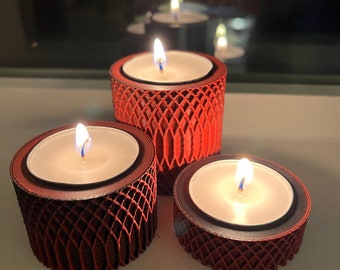 3D Printed Tea Light Candle Holder