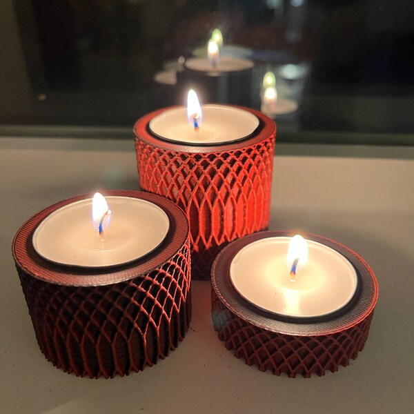 Led Candle Holder Etsy