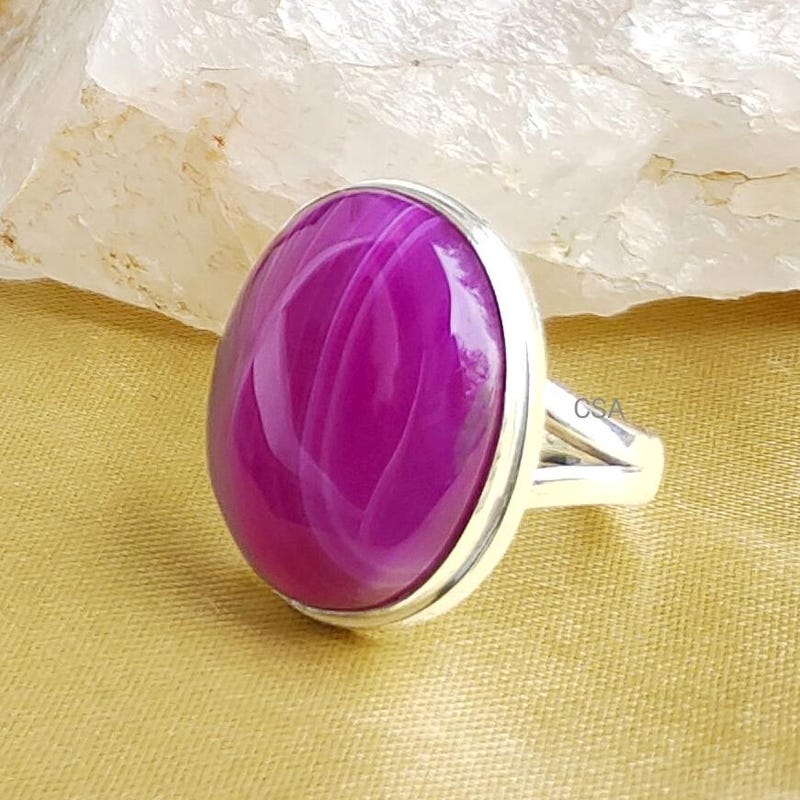 Brazilian Banded Agate Ring