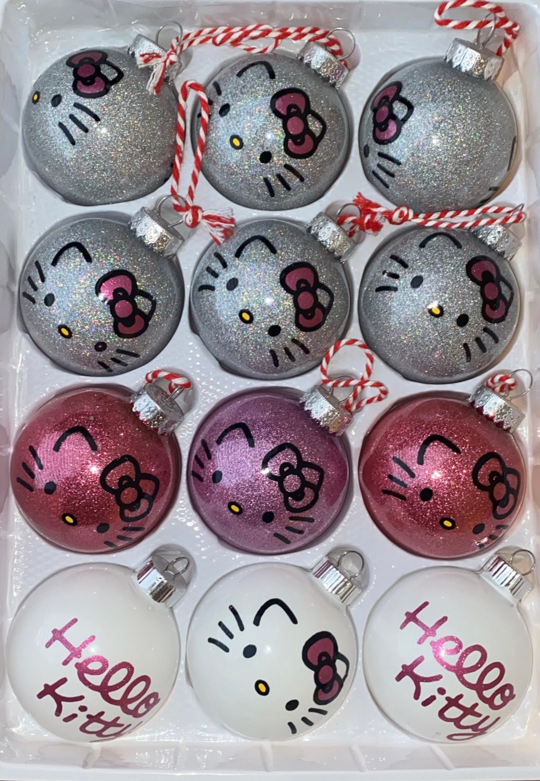 Hello Kitty Ornaments - Etsy
