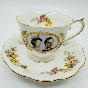 Royal Albert Royal Visit to Canada in 1959 Teacup and Saucer