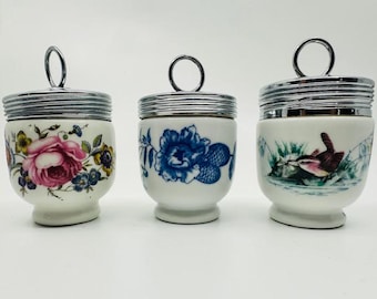 ヴィンテージ ロイヤルウースター エッグコドラー 3個セット 磁器、卵