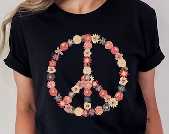 Peace Shirt, Peace T-shirt, Peace Sign Shirt, Peace Sign T-Shirt, Peace Symbol, Peace T-Shirt, Peace Symbol Shirt, Graphic Tees For Women