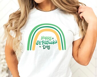 Saint Paddy's Day Rainbow Tee, Happy St Patrick's Day, Drinking Holiday Shirt, Unisex St Paddy's Day Top, St Patrick's Day Gift