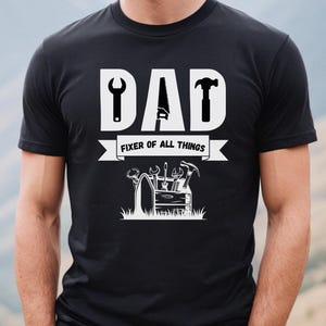 Handyman Dad T-Shirt, Father's Day Gift for Fixer Upper Man, Unisex Jersey Tee, Tools Lover Shirt, DIY Dad Present, Dad Gift, Mechanic Man