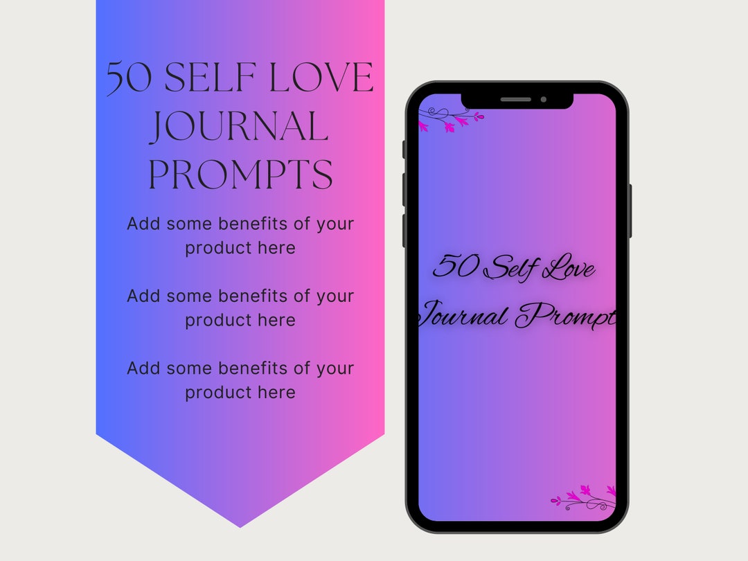 50 Self-love Journal Prompts for Nurturing Inner Growth - Etsy
