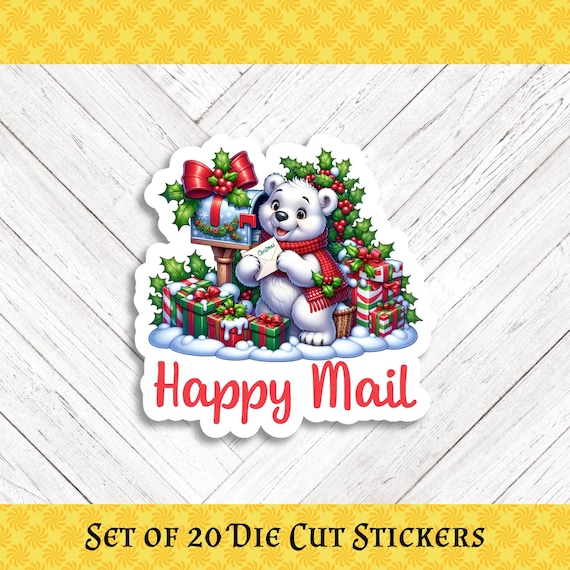 Die Cut Stickers: Happy Mail - Set of 20