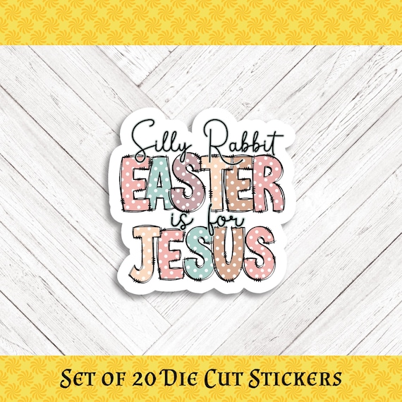 Easter Die Cut Stickers: Crafting, Happy Mail & Scrapbooking - Set of 20
