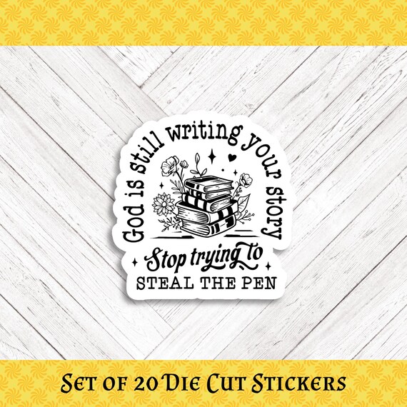 Story Die Cut Stickers: Crafting, Happy Mail & Scrapbooking - Set of 20