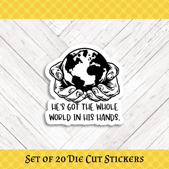 WORLD Die Cut Stickers: Crafting, Happy Mail & Scrapbooking - Set of 20