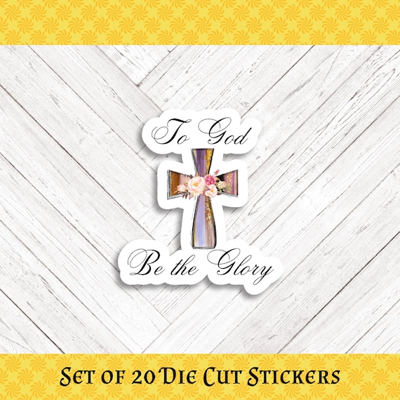Glory Die Cut Stickers: Crafting, Happy Mail & Scrapbooking - Set of 20
