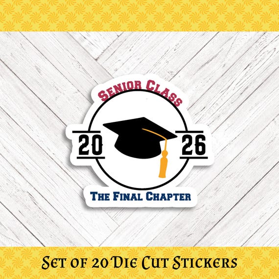 THE FINAL CHAPTER Die Cut Stickers: Crafting, Happy Mail & Scrapbooking - Set of 20