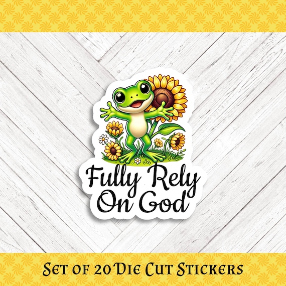 F.R.O.G. Die Cut Stickers: Crafting, Happy Mail & Scrapbooking - Set of 20