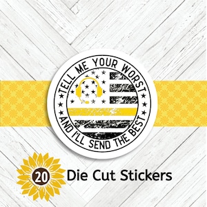 911 Dispatcher Die Cut Stickers: Crafting and Happy Mail - Set of 20