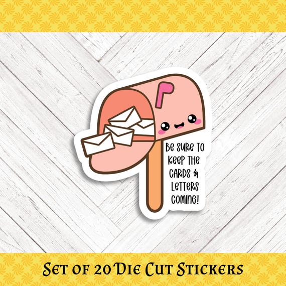 Die Cut Stickers: Happy Mail - Set of 20