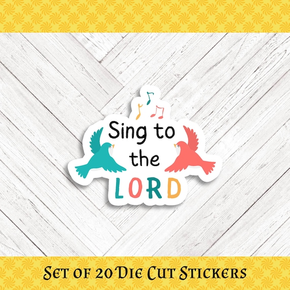 SING Die Cut Stickers: Crafting, Happy Mail & Scrapbooking - Set of 20