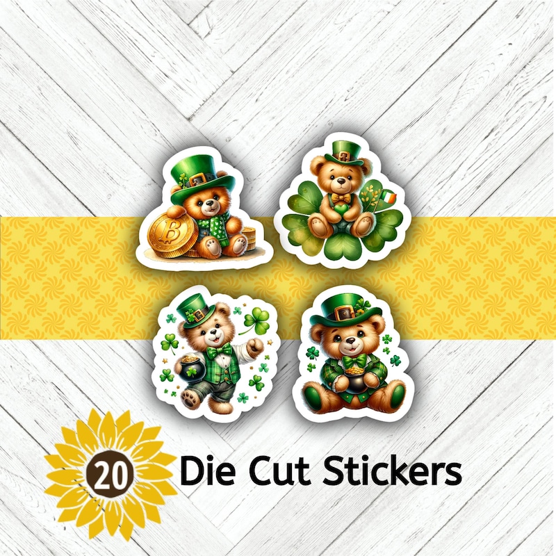 Teddy Bear Stickers - Etsy