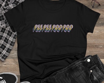 T-shirt en coton Pee Pee Poo Poo