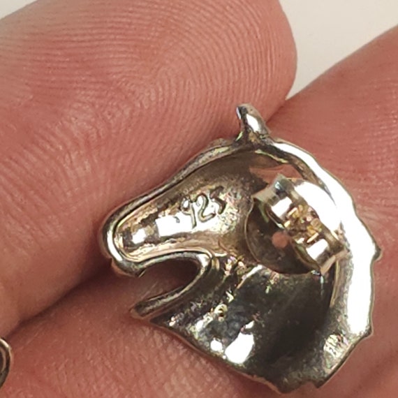 Cute and Flirty, 925 Sterling Silver Horse Stud E… - image 3