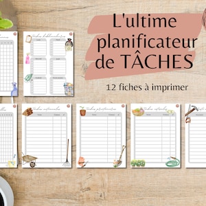 The ultimate task planner to print in French