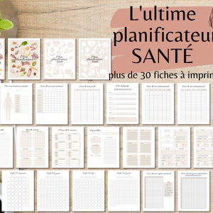 The ultimate health planner to print in French improved version