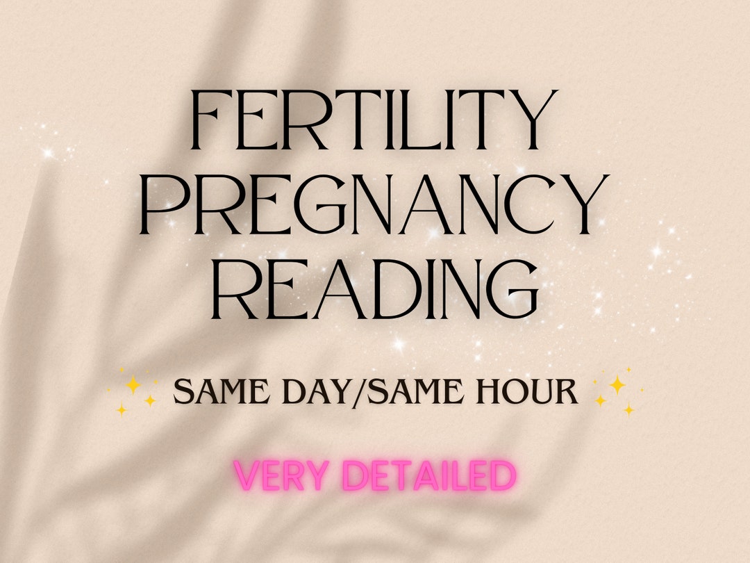 Fertility Pregnancy Psychic Reading, Fertility Insights, Detailed