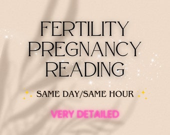Fertility Pregnancy Psychic Reading, Fertility Insights, Detailed Pregnancy Reading, Future Baby Reading, Conception Reading, Gender Reveal