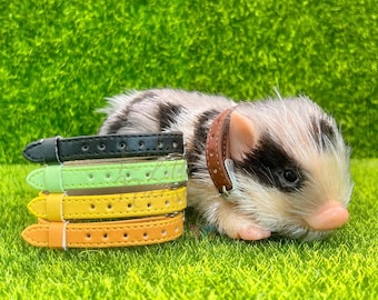 Collare in pelle realistico con animale in silicone - ANIMALE NON INCLUSO - Accessori per Reborn