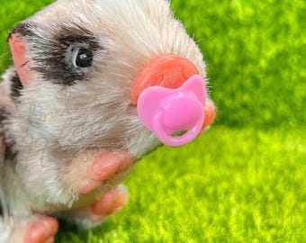 Ciuccio in silicone mini realistico a forma di animale - ANIMALE NON INCLUSO - Accessori per neonati