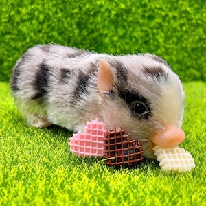 Silicone Animal Mini Pretend Waffle - NO ANIMAL INCLUDED - Reborn Accessories