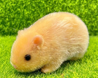 Loula's Little Nursery Blonde Syrian Hamster - Realistic Silicone Animals, Babies - Reborn Silicone Piglet