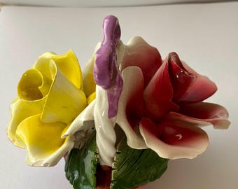 Capodimonte - Floral Arrangement in Basket