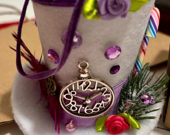 Top  Hat Christmas Ornament