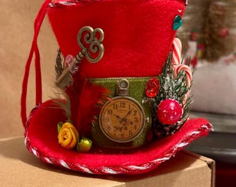 Top  Hat Christmas Ornament