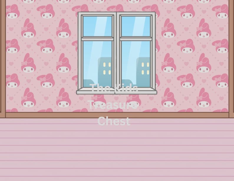 Inspired Toca Boca 2 Pages Paper Doll " Bedroom 1" Furniture ...